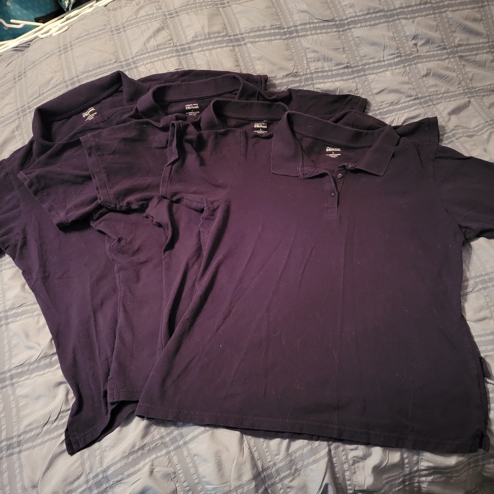 4- Navy French Toast School Polos